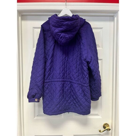 Express Purple Quilted Barn Jacket sz M - Picture 6 of 6